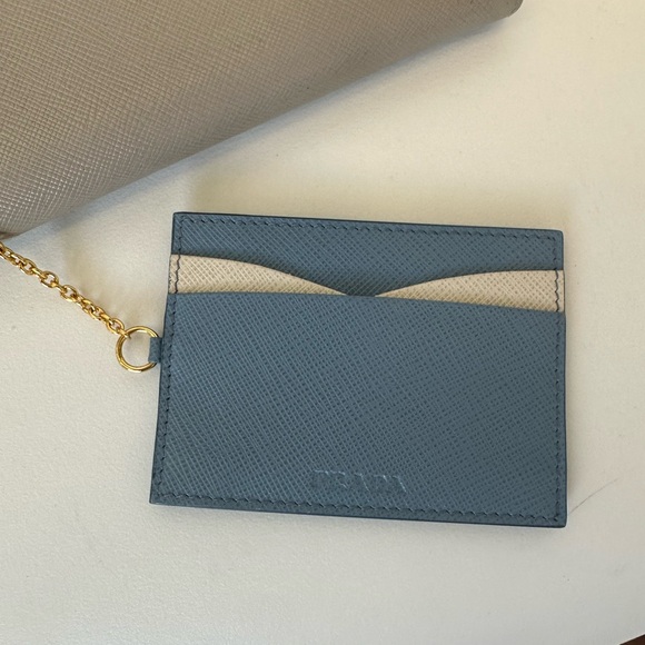 Prada Blue and Beige Wallet - Picture 7 of 11